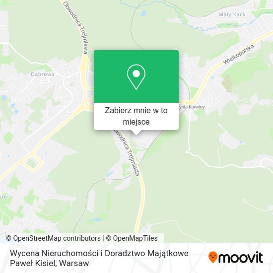 Mapa Wycena Nieruchomości i Doradztwo Majątkowe Paweł Kisiel