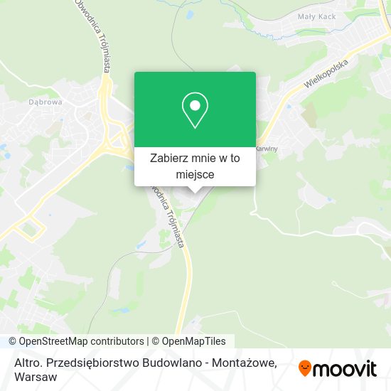 Mapa Altro. Przedsiębiorstwo Budowlano - Montażowe