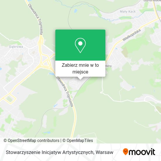 Mapa Stowarzyszenie Inicjatyw Artystycznych