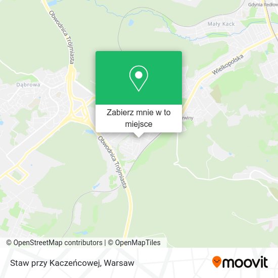 Mapa Staw przy Kaczeńcowej