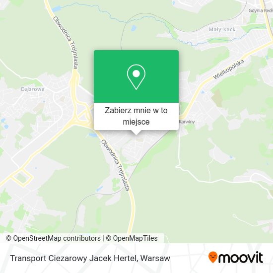 Mapa Transport Ciezarowy Jacek Hertel