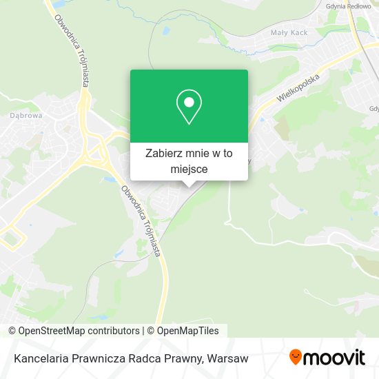 Mapa Kancelaria Prawnicza Radca Prawny