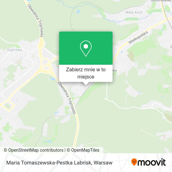 Mapa Maria Tomaszewska-Pestka Labrisk