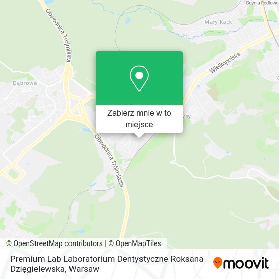 Mapa Premium Lab Laboratorium Dentystyczne Roksana Dzięgielewska