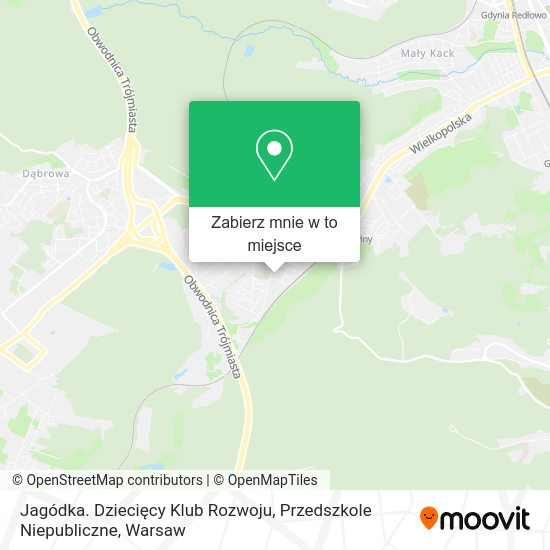 Mapa Jagódka. Dziecięcy Klub Rozwoju, Przedszkole Niepubliczne