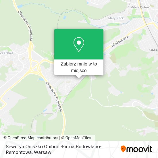 Mapa Seweryn Oniszko Onibud -Firma Budowlano-Remontowa