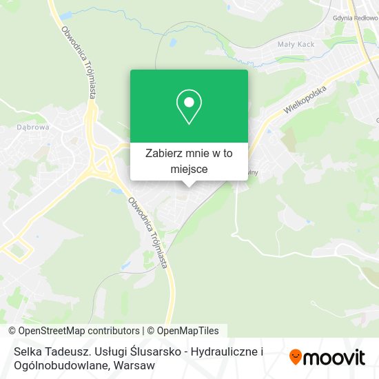 Mapa Selka Tadeusz. Usługi Ślusarsko - Hydrauliczne i Ogólnobudowlane