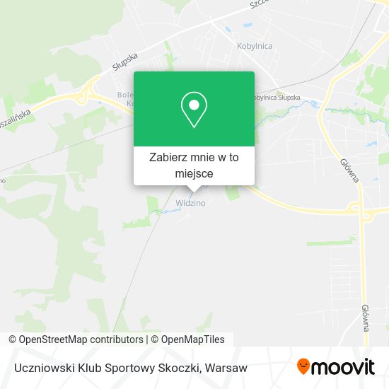 Mapa Uczniowski Klub Sportowy Skoczki