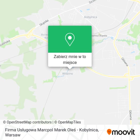 Mapa Firma Usługowa Marcpol Marek Oleś - Kobylnica