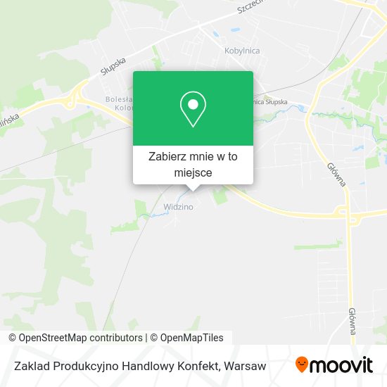 Mapa Zaklad Produkcyjno Handlowy Konfekt