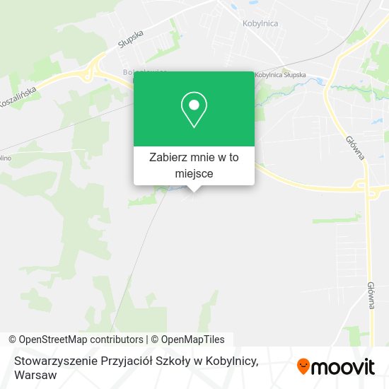 Mapa Stowarzyszenie Przyjaciół Szkoły w Kobylnicy