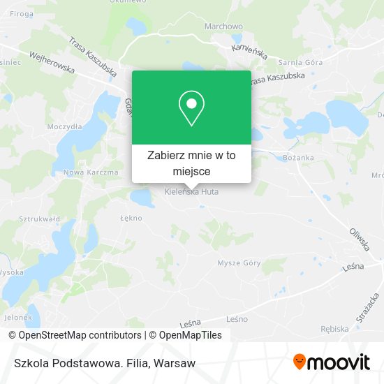 Mapa Szkola Podstawowa. Filia