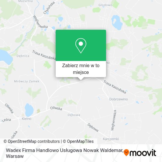 Mapa Wadex Firma Handlowo Usługowa Nowak Waldemar