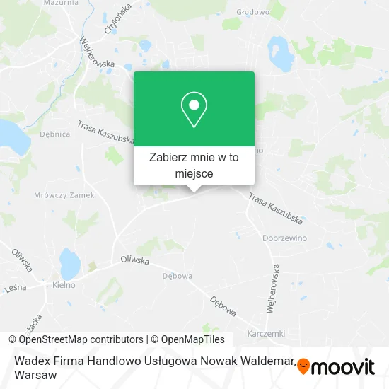 Mapa Wadex Firma Handlowo Usługowa Nowak Waldemar