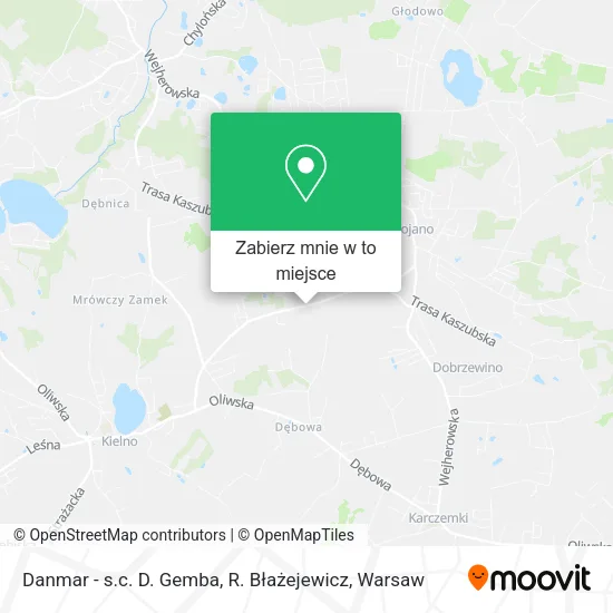 Mapa Danmar - s.c. D. Gemba, R. Błażejewicz
