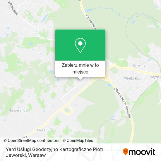 Mapa Yard Usługi Geodezyjno Kartograficzne Piotr Jaworski