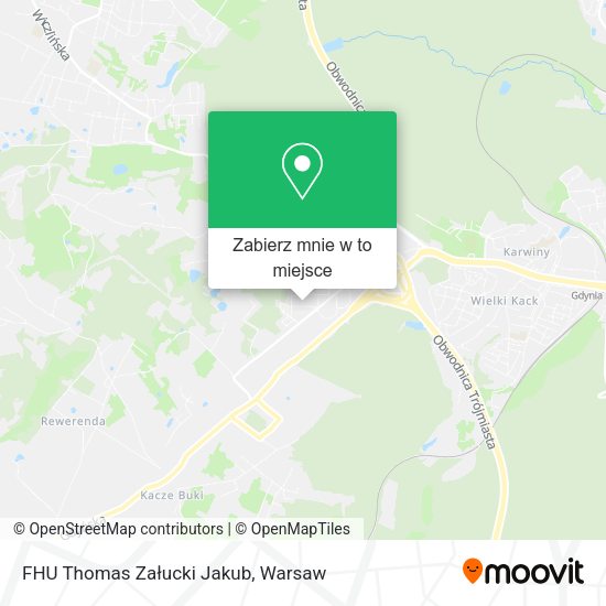 Mapa FHU Thomas Załucki Jakub