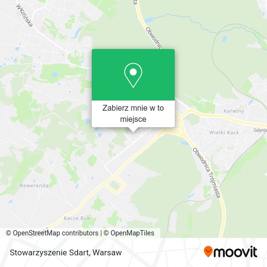 Mapa Stowarzyszenie Sdart