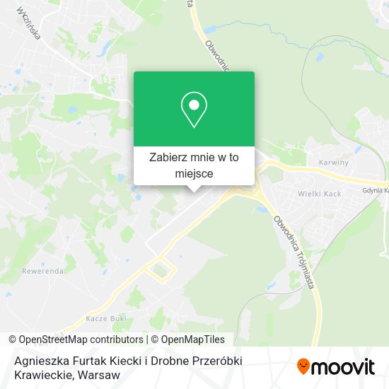 Mapa Agnieszka Furtak Kiecki i Drobne Przeróbki Krawieckie