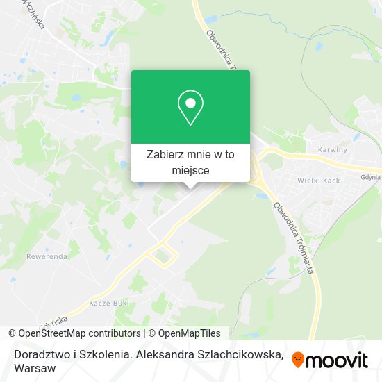 Mapa Doradztwo i Szkolenia. Aleksandra Szlachcikowska