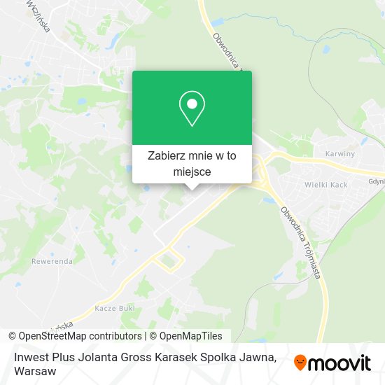 Mapa Inwest Plus Jolanta Gross Karasek Spolka Jawna