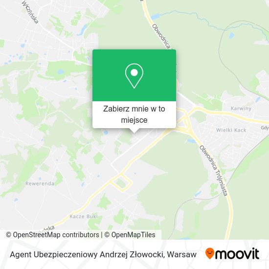 Mapa Agent Ubezpieczeniowy Andrzej Złowocki