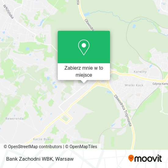 Mapa Bank Zachodni WBK