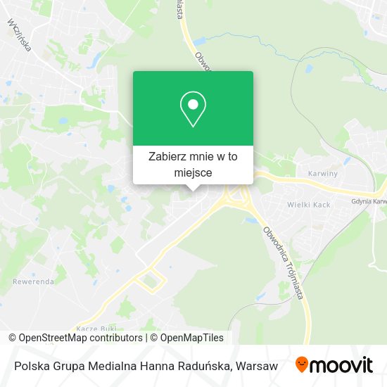 Mapa Polska Grupa Medialna Hanna Raduńska