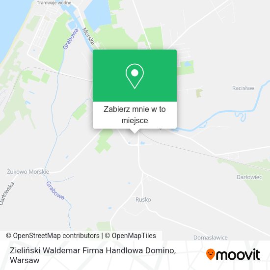 Mapa Zieliński Waldemar Firma Handlowa Domino