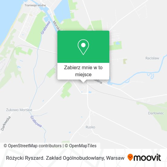 Mapa Różycki Ryszard. Zakład Ogólnobudowlany