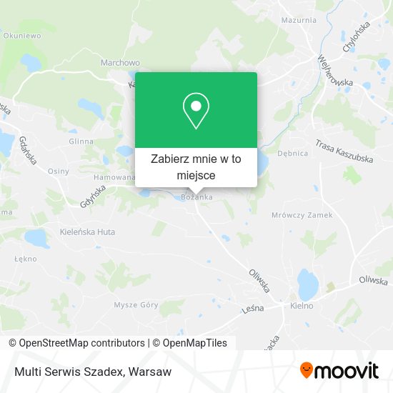 Mapa Multi Serwis Szadex