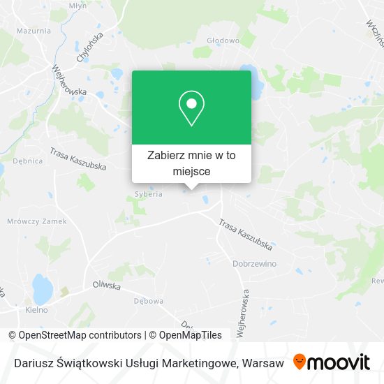 Mapa Dariusz Świątkowski Usługi Marketingowe