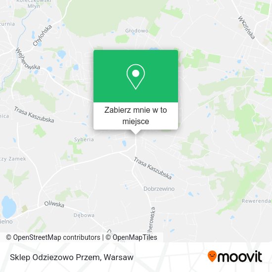 Mapa Sklep Odziezowo Przem