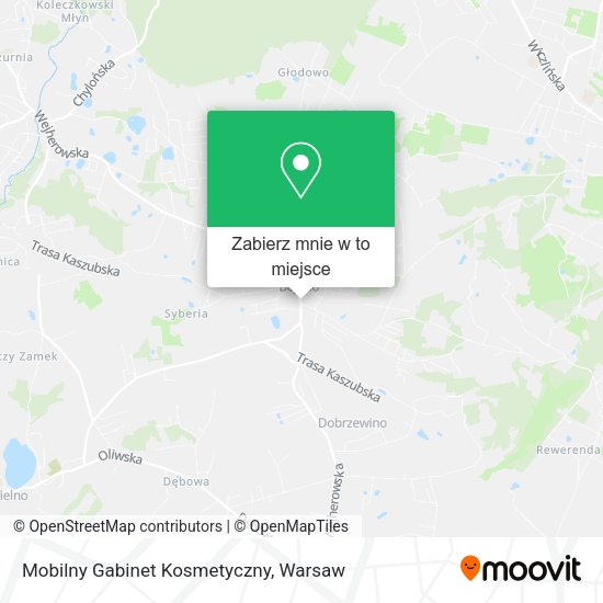 Mapa Mobilny Gabinet Kosmetyczny