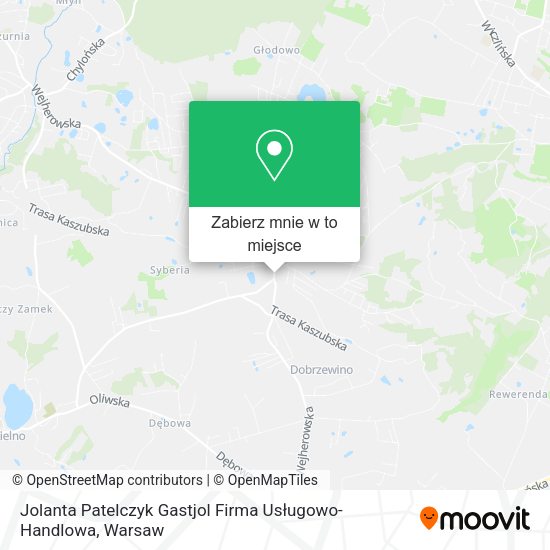 Mapa Jolanta Patelczyk Gastjol Firma Usługowo-Handlowa