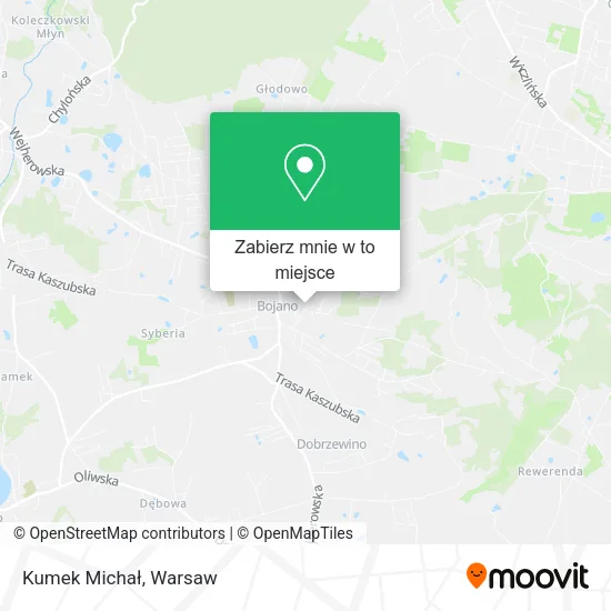 Mapa Kumek Michał