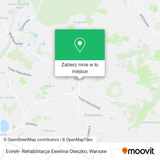 Mapa Evireh- Rehabilitacja Ewelina Oleszko