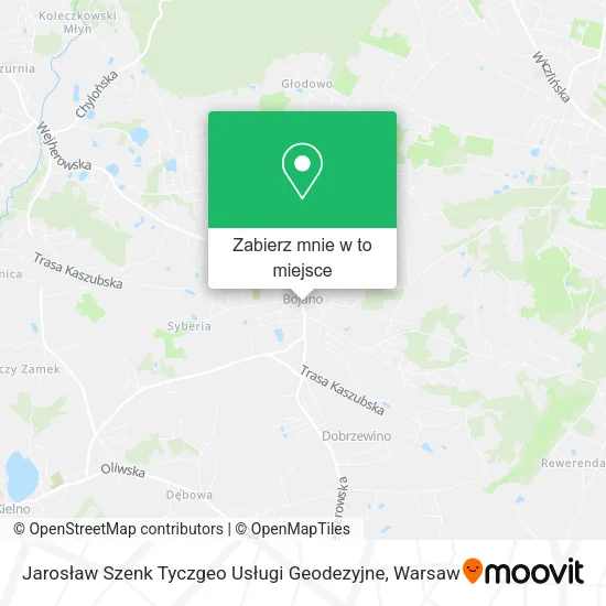 Mapa Jarosław Szenk Tyczgeo Usługi Geodezyjne