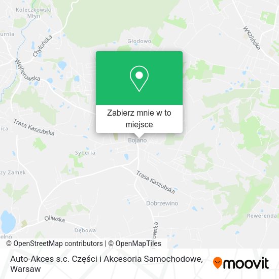 Mapa Auto-Akces s.c. Części i Akcesoria Samochodowe