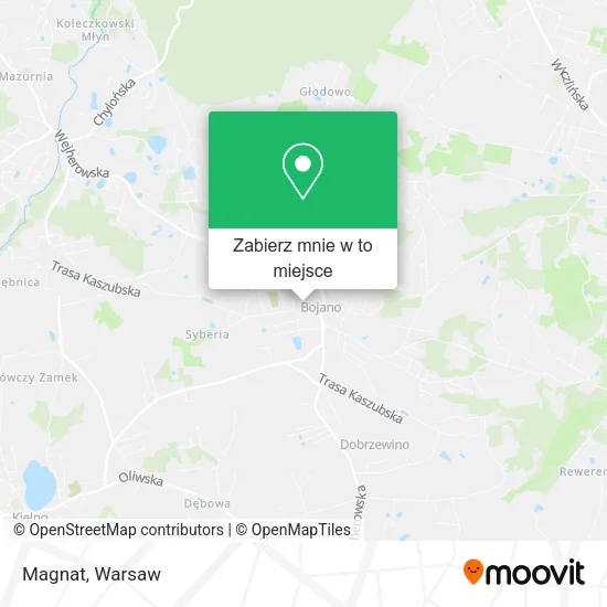 Mapa Magnat