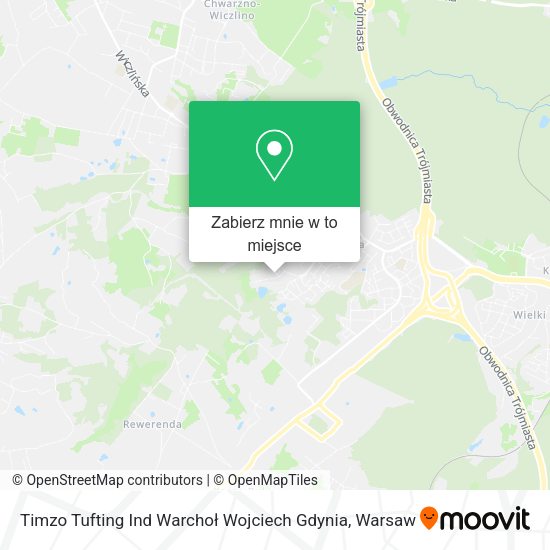 Mapa Timzo Tufting Ind Warchoł Wojciech Gdynia