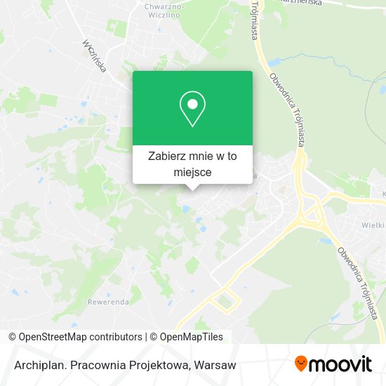 Mapa Archiplan. Pracownia Projektowa