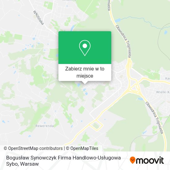 Mapa Bogusław Synowczyk Firma Handlowo-Usługowa Sybo