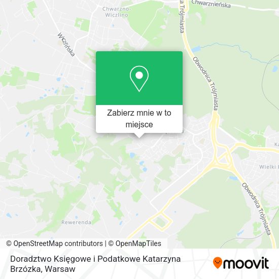 Mapa Doradztwo Księgowe i Podatkowe Katarzyna Brzózka