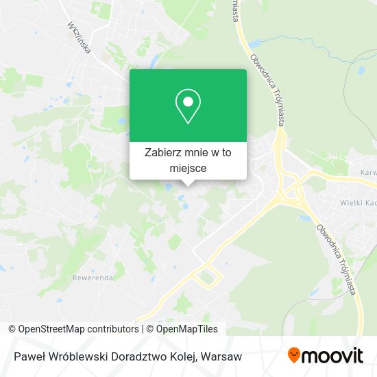 Mapa Paweł Wróblewski Doradztwo Kolej