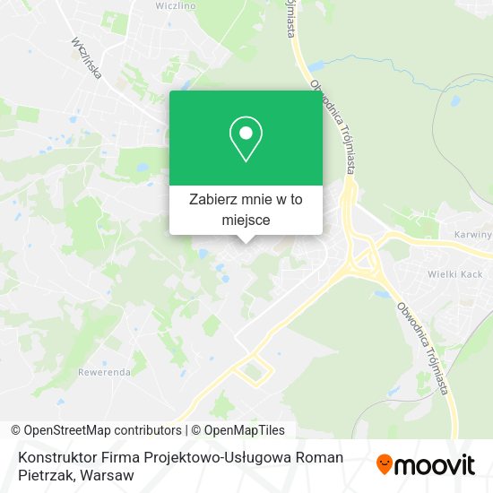 Mapa Konstruktor Firma Projektowo-Usługowa Roman Pietrzak