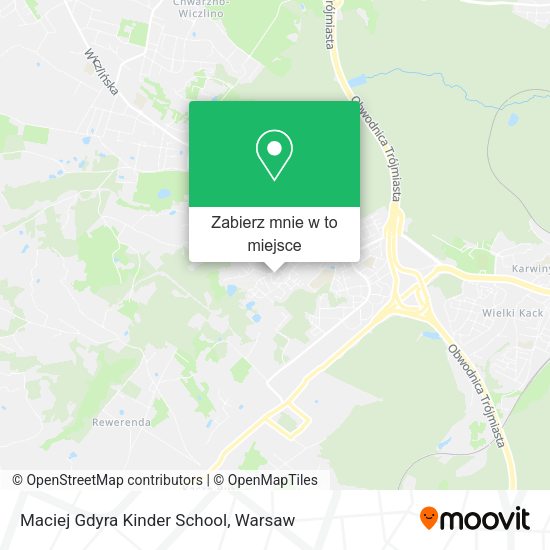 Mapa Maciej Gdyra Kinder School