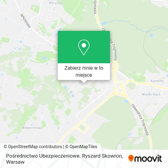 Mapa Pośrednictwo Ubezpieczeniowe. Ryszard Skowron