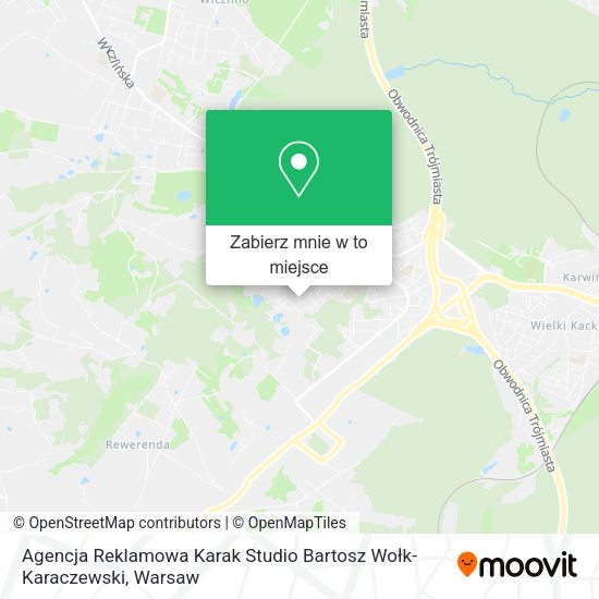 Mapa Agencja Reklamowa Karak Studio Bartosz Wołk-Karaczewski