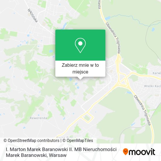 Mapa I. Marton Marek Baranowski II. MB Nieruchomości Marek Baranowski